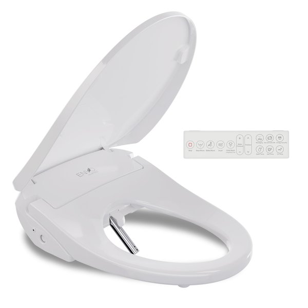 Anzzi Ember Smart Electric Bidet Toilet Seat with Remote Pad and Heated Seat TL-AZEB101BR
